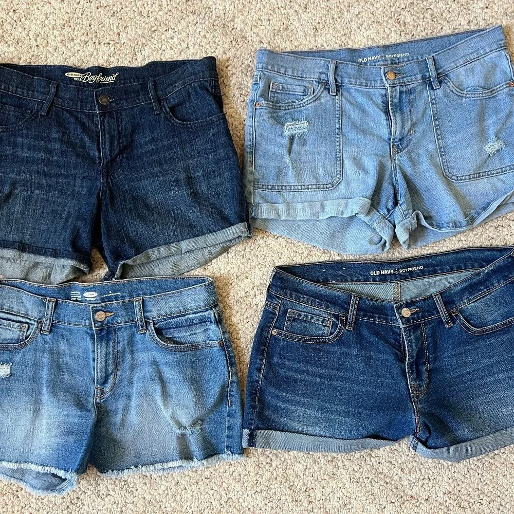 Old Navy | Boyfriend Denim Shorts | Size 8 - Picture 1 of 5